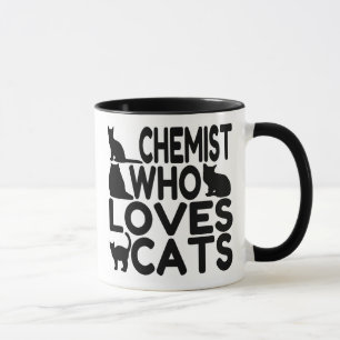 Chemist Kärlek Cats Mugg