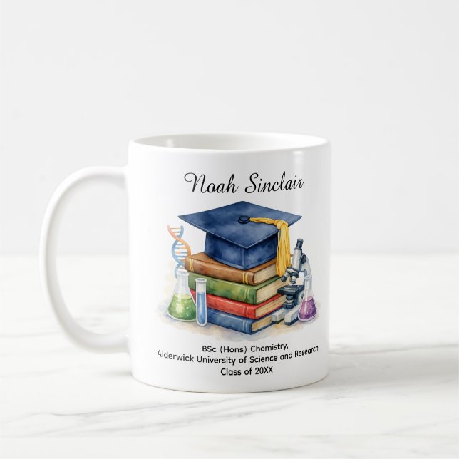 🎓Chemist’s Triumph Graduation Mug Kaffemugg (Vänster)