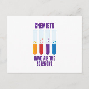 Chemist Test Tube Vykort