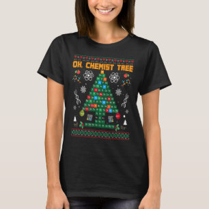 Chemist Träd Science Julgran Julafton Vibes Sch T Shirt