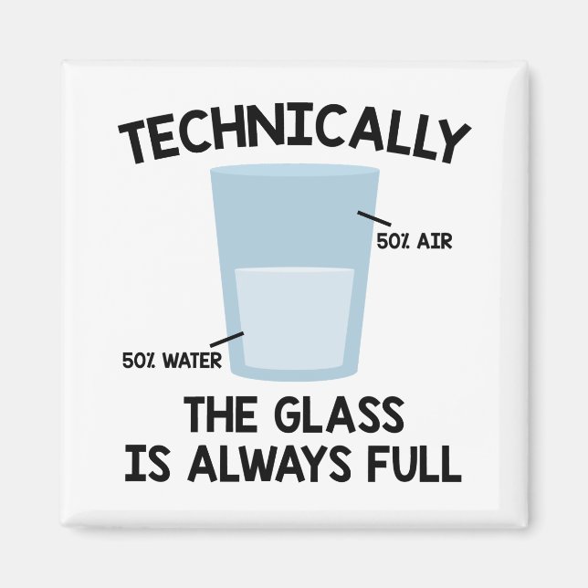 Chemist Vatten kemi Biochemistry Teacher Gift Magnet (Framsidan)