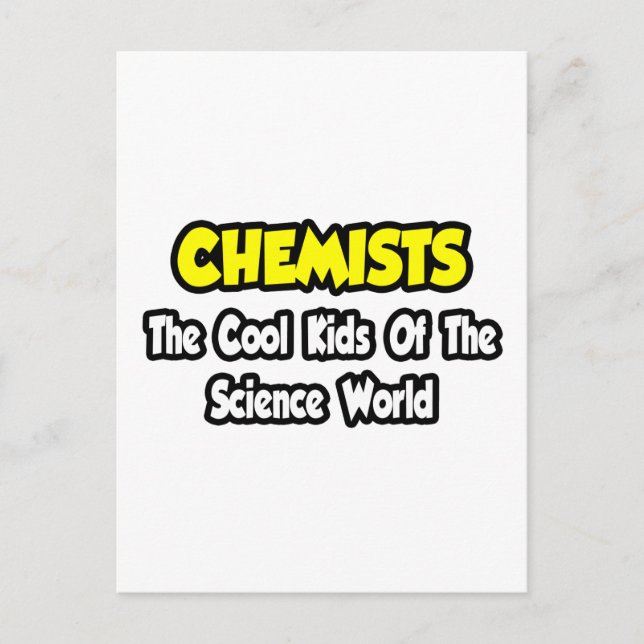 Chemister.. Coola Kids of Science World Vykort (Framsida)