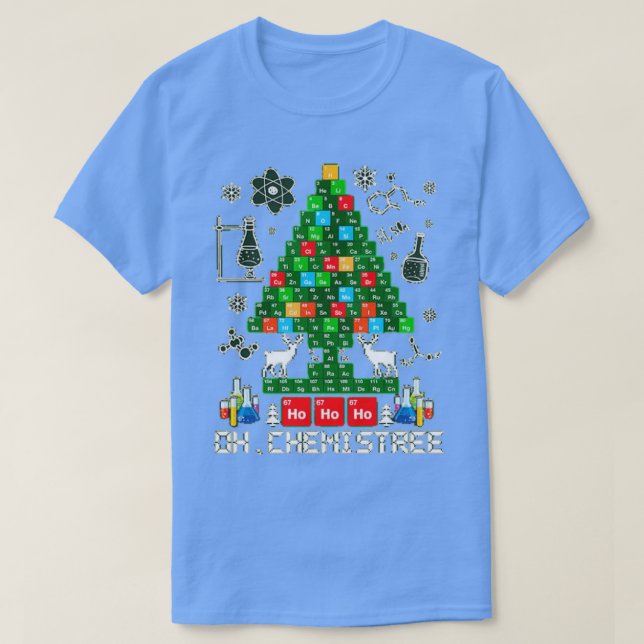 Chemistree julafton t shirt (Design framsida)