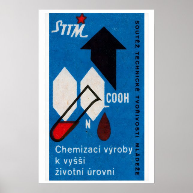 Chemistry for a Better life - Matchbox Print Poster (Framsidan)