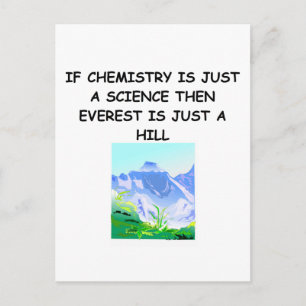 CHEMISTRY-gåvor Vykort