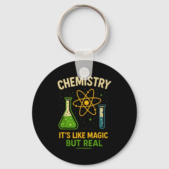 Chemistry It’s Like Magic Funny Science Teacher St Nyckelring (Framsida)