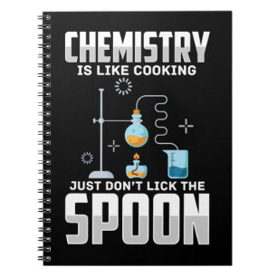 Chemistry Joke Funny Teacher Scientist Anteckningsbok