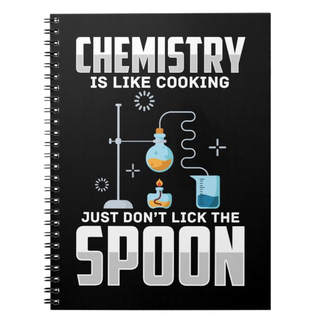 Chemistry Joke Funny Teacher Scientist Anteckningsbok (Framsidan)