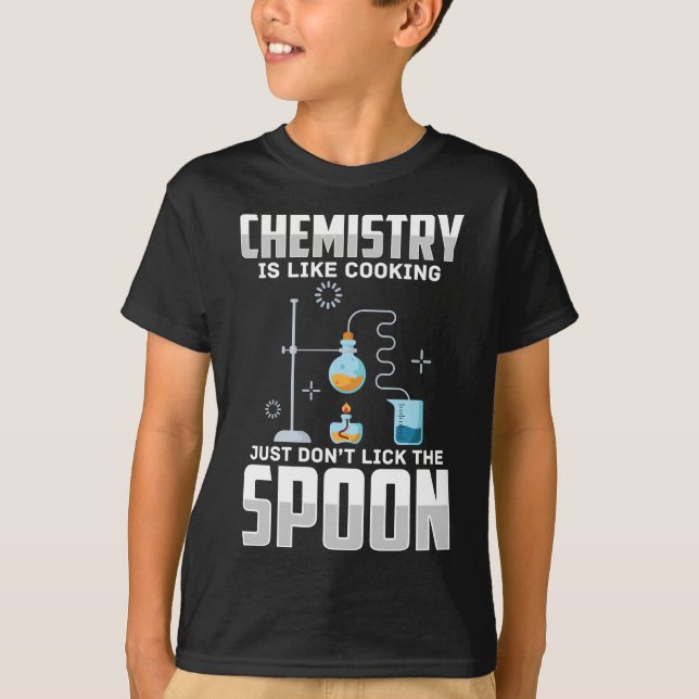 Chemistry Joke Funny Teacher Scientist T Shirt (Framsida)