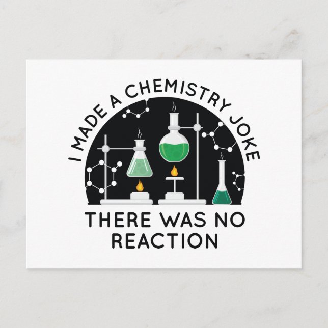 Chemistry Joke Vykort (Framsida)