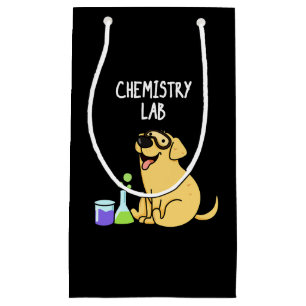 Chemistry Lab Funny Labrador Hund Pun Mörk BG