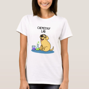 Chemistry Lab Funny Labrador Hund Pun T Shirt