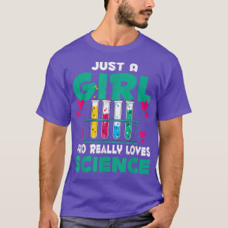 Chemistry Laboratory Scientist Girls Women Chemist T Shirt