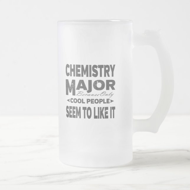 Chemistry Major Coola People Frostat Ölglas (Höger)
