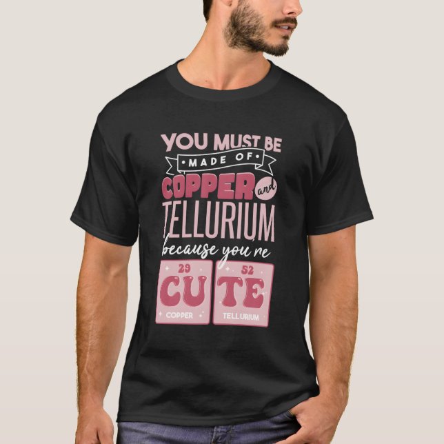 Chemistry Pun Chemist T Shirt (Framsida)