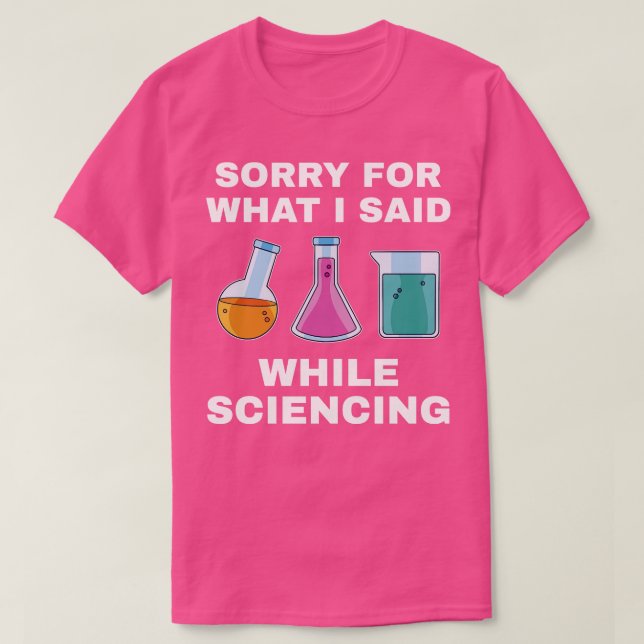 Chemistry Science Chemist Funny Lab Nerd T Shirt (Design framsida)