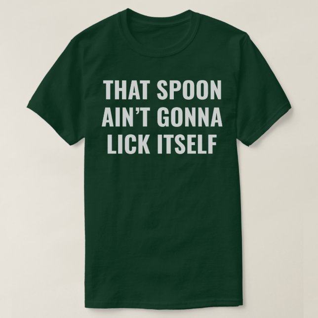 Chemistry Science Chemist Funny Laboratory Spoon T Shirt (Design framsida)