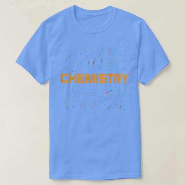 Chemistry Science Chemist Teacher T Shirt (Design framsida)