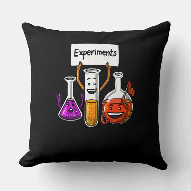 Chemistry Science Funny Experiments School Joke Kudde (Framsida)
