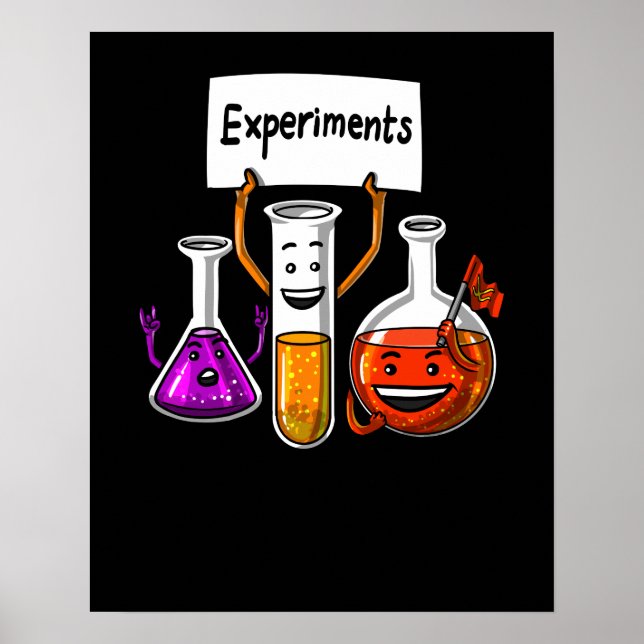 Chemistry Science Funny Experiments School Joke Poster (Framsidan)
