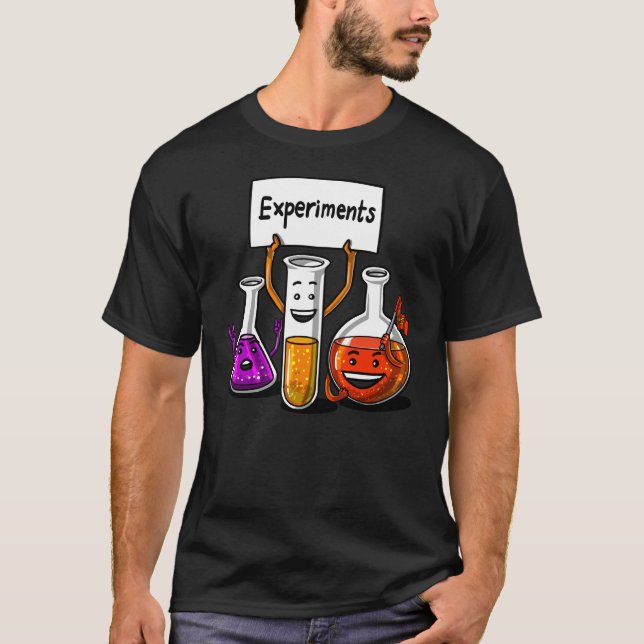 Chemistry Science Funny Experiments School Joke T Shirt (Framsida)