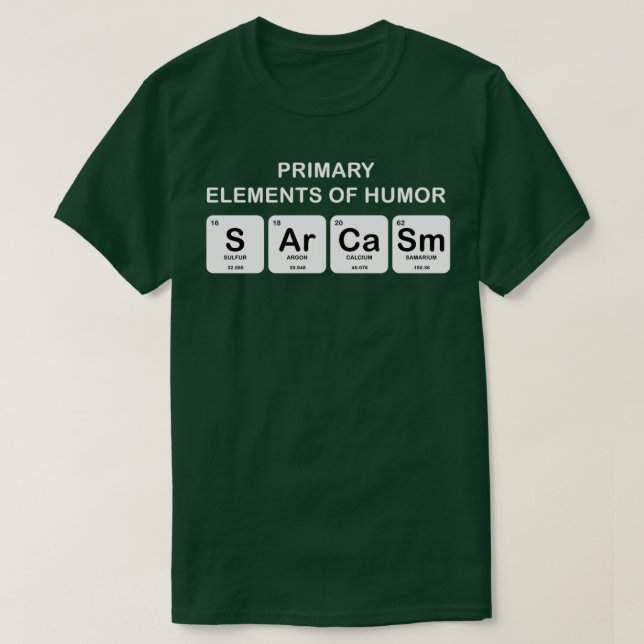 Chemistry Science Nerd Geeky T Shirt (Design framsida)