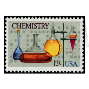 Chemistry~ U.S. Frimärke~ American Chemical Societ Hälsningskort