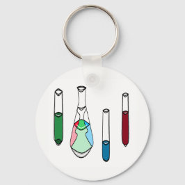 Chemists STEM Geeky Keychains Geek Gifts Nyckelring