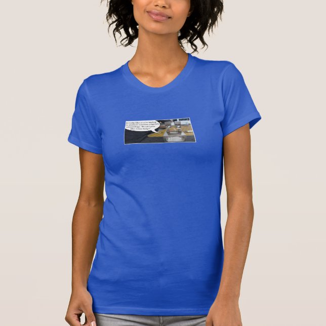 Chemmy din hjälpsamma mineralogypal (gula XRD) Tee Shirt (Framsida)