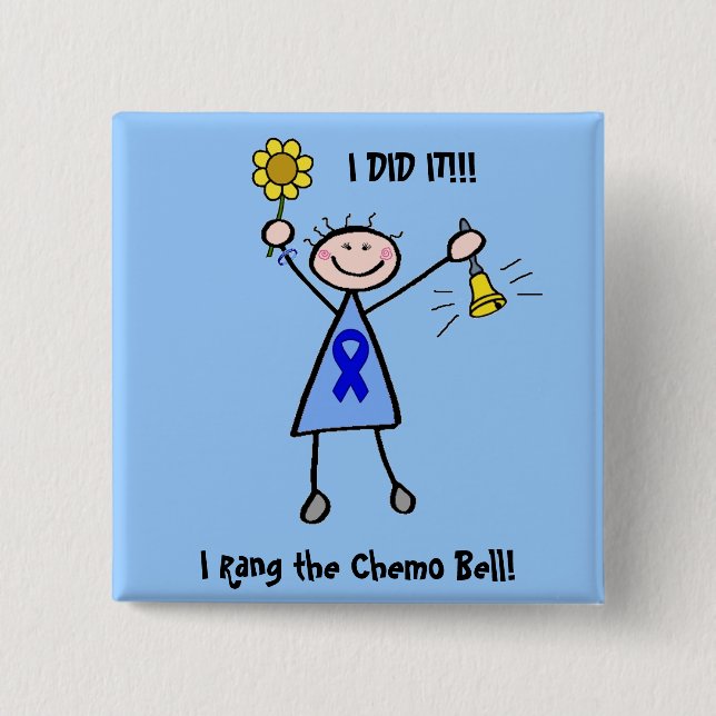 Chemo Bell - Colon Cancer Woman Knapp (Framsida)