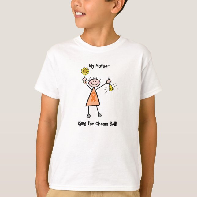 Chemo Bell - Leukemi Woman eller Girl T-shirt (Framsida)