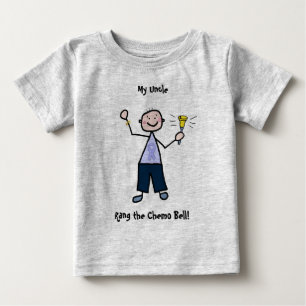 Chemo Bell Man - Periwinkle Ribbon Stomach Cancer Tee Shirt