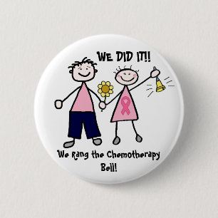 Chemo Bell - Rosa Ribbon Breast Cancer Knapp