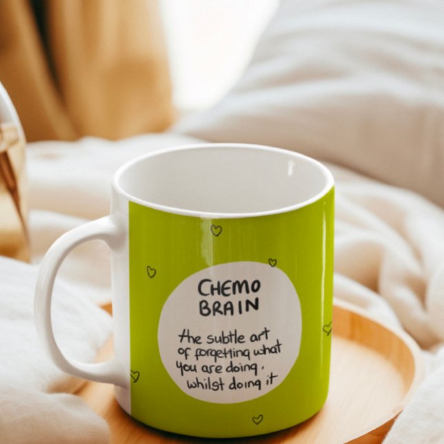 Chemo Brain cancer humor Kaffemugg (Skapare uppladdad)