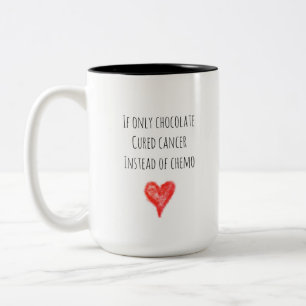 Chemo Cancer Humor Två-Tonad Mugg