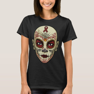 Chemo Catrina Sugar Skull Mexiko Dia de Los Muerto T Shirt