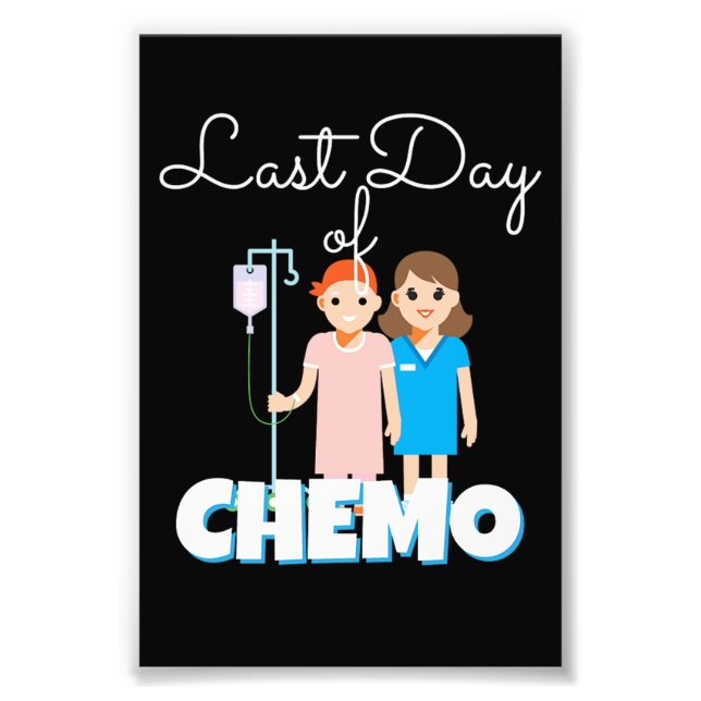 Chemo Chemo Chemo sjukdom Fototryck (Framsidan)