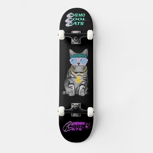 Chemo Coola Cats Skateboard (Framsida)