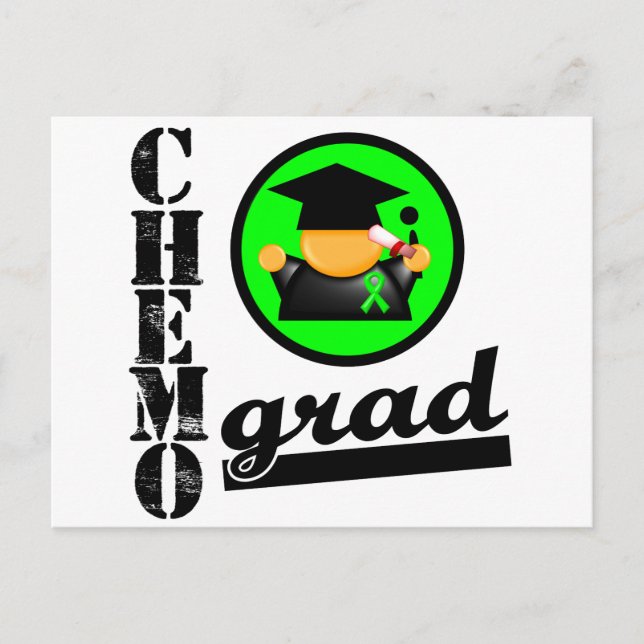 Chemo Grad Non Hodgkins Lymphoma Ribbon Vykort (Framsida)