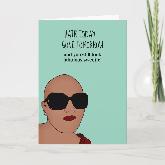Chemo & Hair Loss Kort (Framsida)