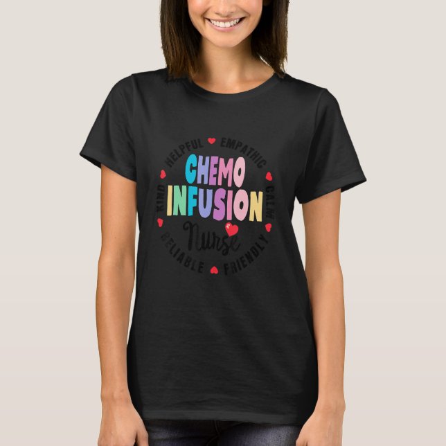 Chemo Infusion Nurse Squad Future Oncology Nursing T Shirt (Framsida)