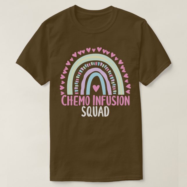Chemo Infusion Squad Party Matching Womens Appreci T Shirt (Design framsida)