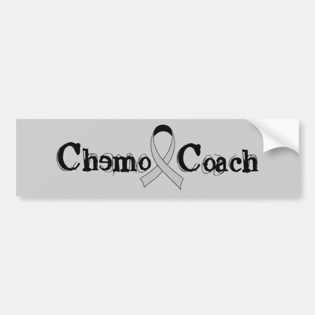 Chemo lagledare - Tumor för grå Bildekal (Framsidan)