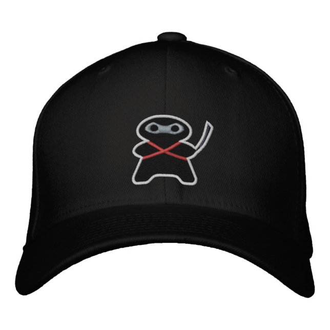 Chemo Ninja Baseball Hat Broderad Keps (Framsida)