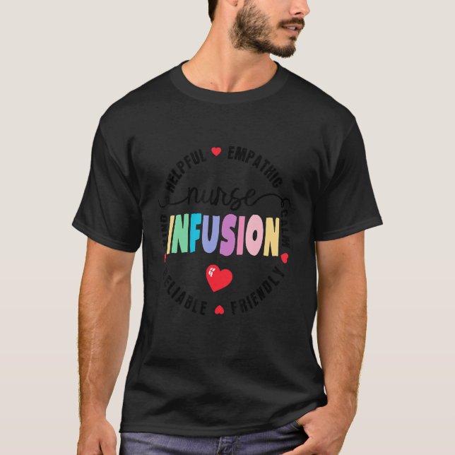 Chemo Nurse Infusion Squad Future Oncology Nursing T Shirt (Framsida)