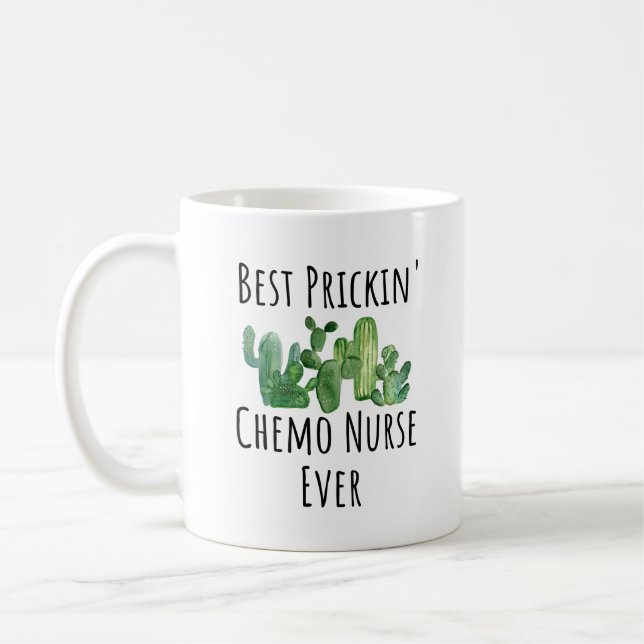 Chemo Oncology Nurse Gift Idea Kaffemugg (Vänster)