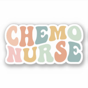 Chemo Oncology Nurse, Kemoterapi Nurse Gift Klistermärken