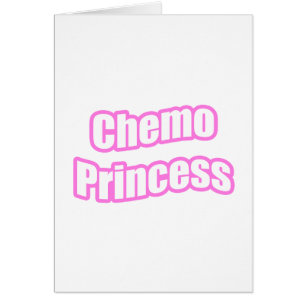 Chemo Princess Hälsningskort