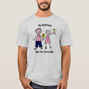 Chemo sätta en klocka på - rosa bandbröstcancer t-shirt