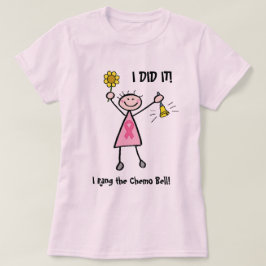 Chemo sätta en klocka på - rosa bandbröstcancer t shirt